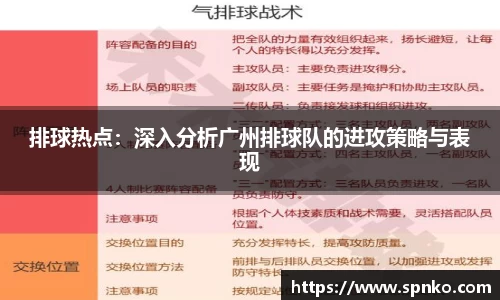 排球热点：深入分析广州排球队的进攻策略与表现